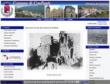 Tablet Screenshot of comune.conflenti.cz.it